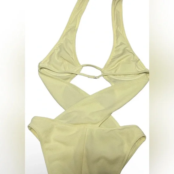 Forever 21 swimsuit, yellow, size L New - Picture 4 of 9